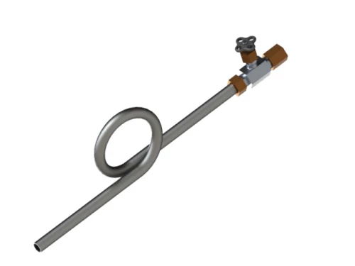 225-МП-Ст.20 Трубка петлевая прямая G1/2"(В)-G1/2"(Н) УТ000002116