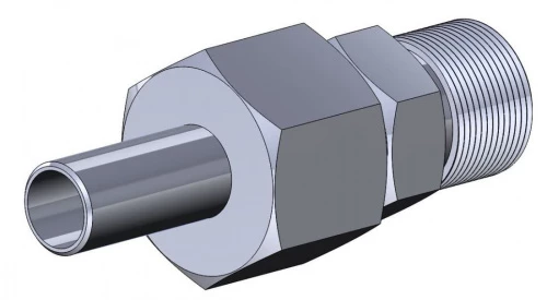 СШВ-14-G1/4" Ст.20 Соединение ввертное с шаровым ниппелем УТ000015870