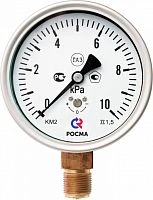 КМ-22Р +40 kPа.G1/2".1,5 Напоромер УТ000000947