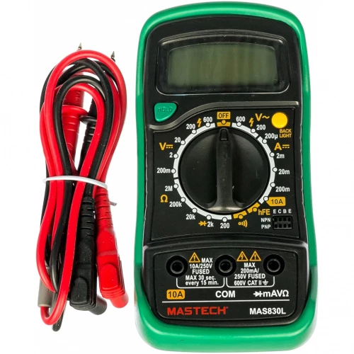 МAS830L Цифровой мультиметр Mastech УТ000007975